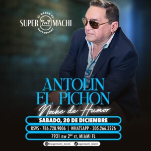 20 De Diciembre Antolín El Pichón