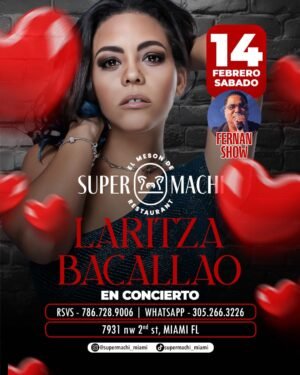14 De Febrero Laritza Bacallao Cena Show San Valentin